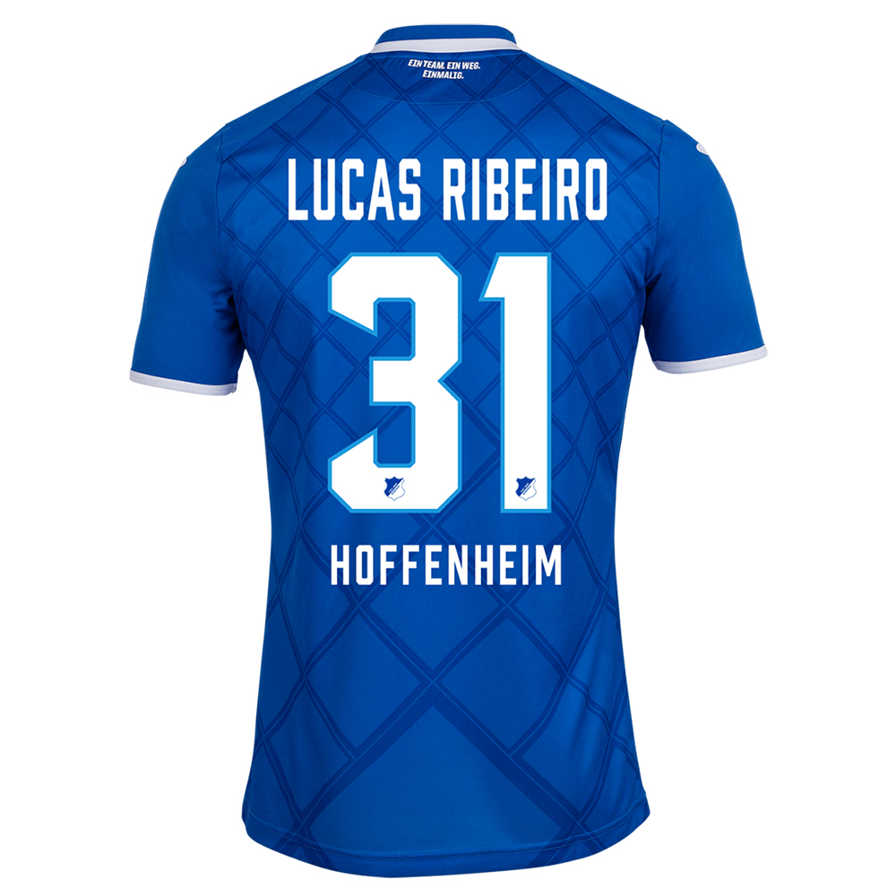 Muži Futbal Lucas Ribeiro 31 Domáci Modrá Dresy 2019/20 Košele Dres