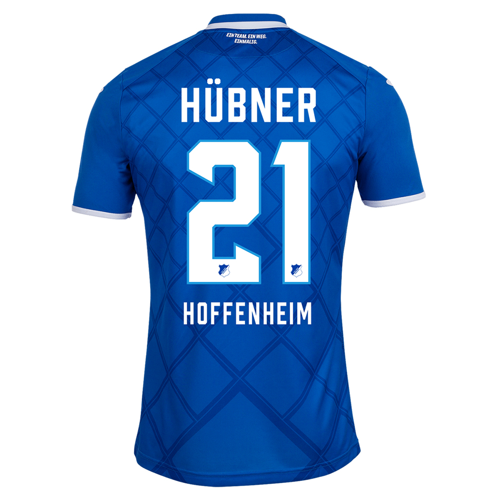 Muži Futbal Benjamin Hubner 21 Domáci Modrá Dresy 2019/20 Košele Dres