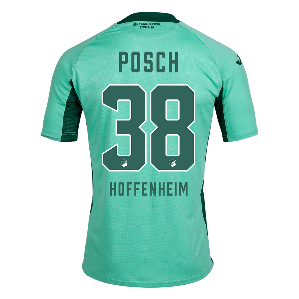 Muži Futbal Stefan Posch 38 Vonkajší Zelená Dresy 2019/20 Košele Dres