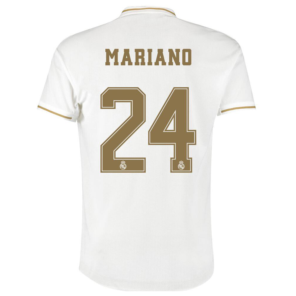 Muži Futbal Mariano Diaz 24 Domáci Biely Dresy 2019/20 Košele Dres
