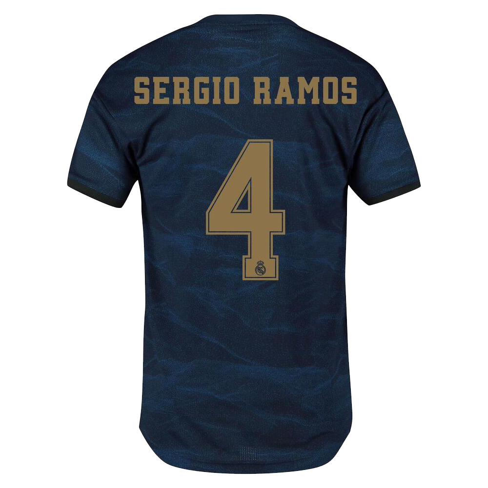 Muži Futbal Sergio Ramos 4 Vonkajší Vojnové Loďstvo Dresy 2019/20 Košele Dres