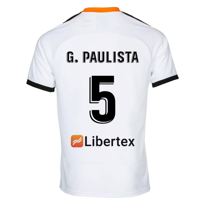 Muži Futbal Gabriel Paulista 5 Domáci Biely Dresy 2019/20 Košele Dres