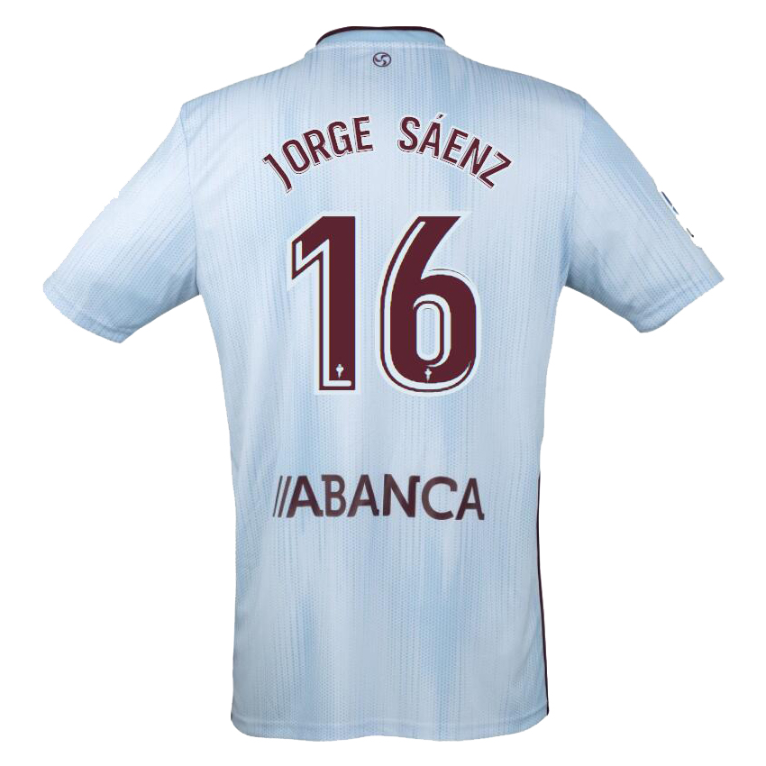 Muži Futbal Jorge Saenz 16 Domáci Modrá Dresy 2019/20 Košele Dres