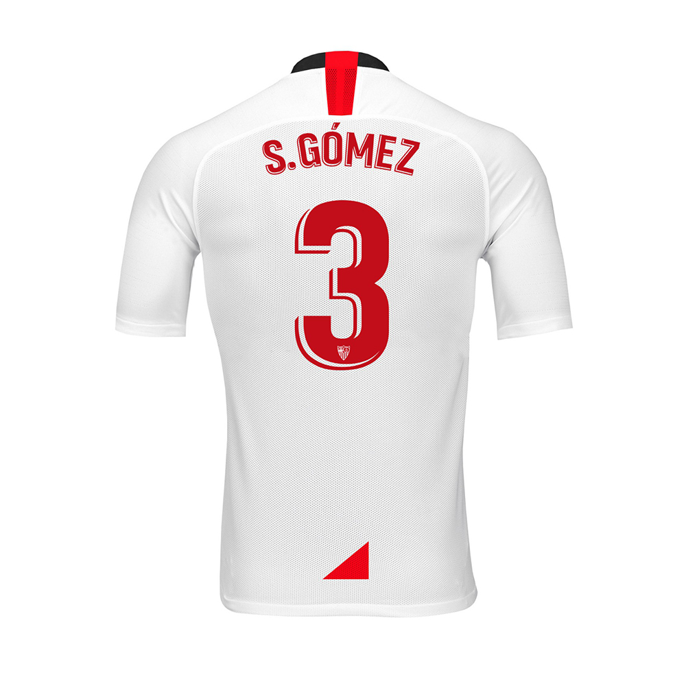 Muži Futbal Sergi Gomez 3 Domáci Biely Dresy 2019/20 Košele Dres