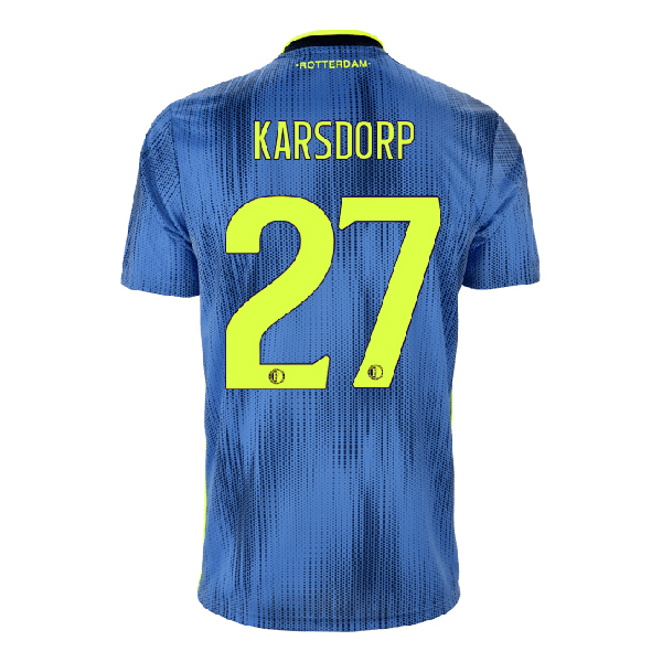 Muži Futbal Rick Karsdorp 27 Vonkajší Modrá Dresy 2019/20 Košele Dres
