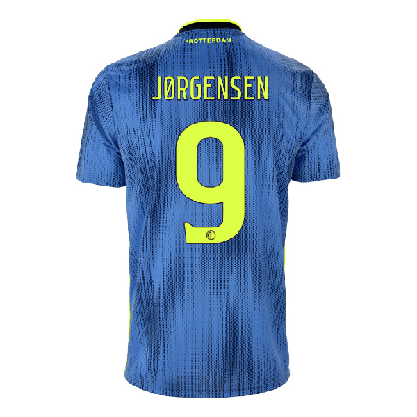 Muži Futbal Nicolai Jorgensen 9 Vonkajší Modrá Dresy 2019/20 Košele Dres
