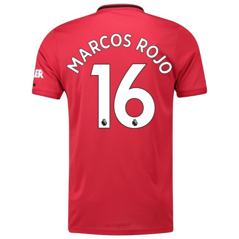 Muži Futbal Marcos Rojo 16 Domáci Červená Dresy 2019/20 Košele Dres