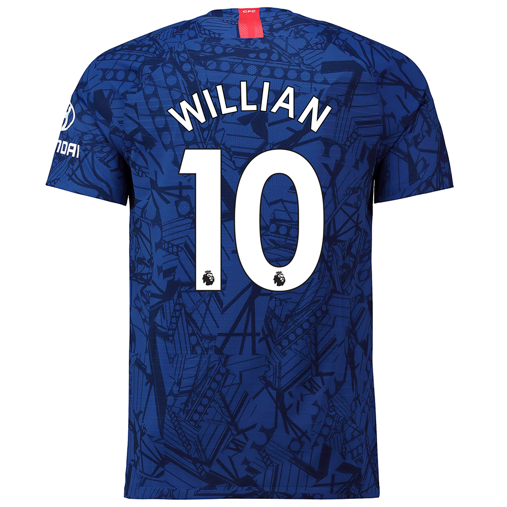 Muži Futbal Willian 10 Domáci Kráľovská Modrá Dresy 2019/20 Košele Dres
