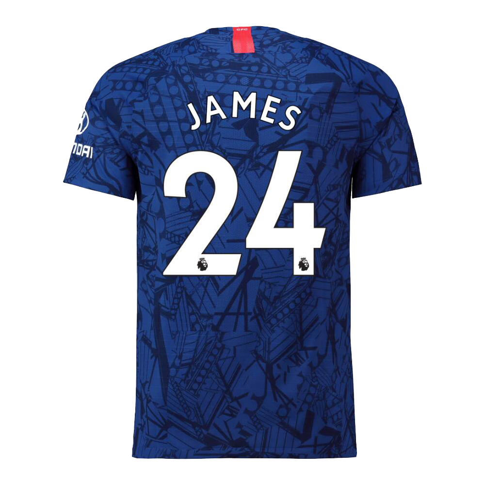 Muži Futbal James 24 Domáci Kráľovská Modrá Dresy 2019/20 Košele Dres