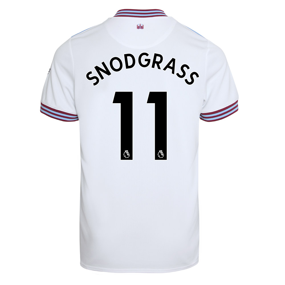 Muži Futbal Robert Snodgrass 11 Domáci Biely Dresy 2019/20 Košele Dres