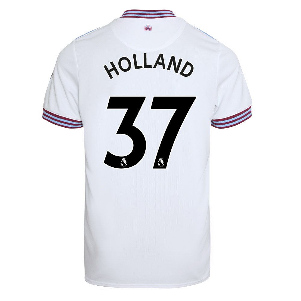 Muži Futbal Nathan Holland 37 Domáci Biely Dresy 2019/20 Košele Dres