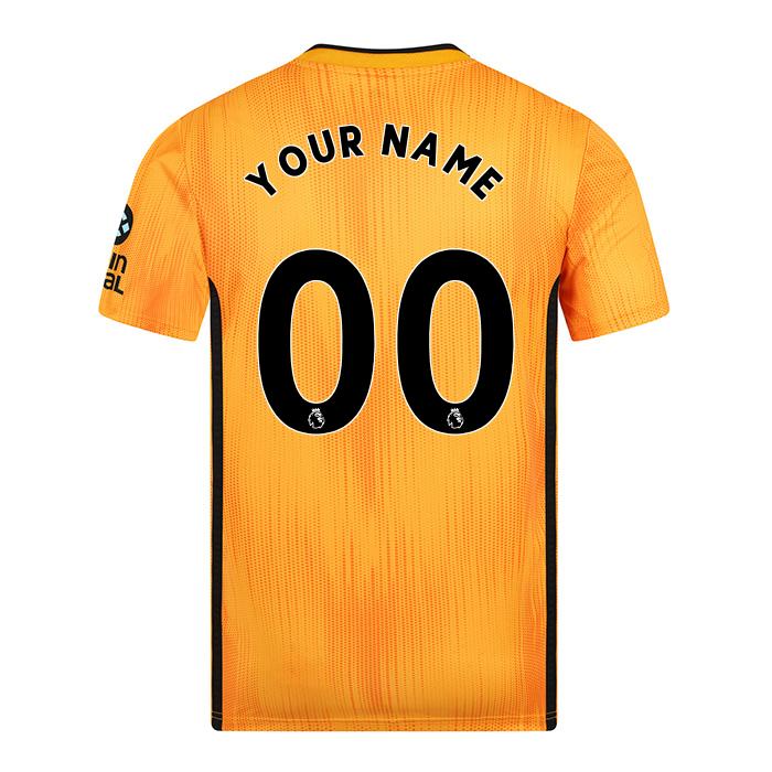 Muži Futbal Tvoje Meno 0 Domáci Žltá Dresy 2019/20 Košele Dres