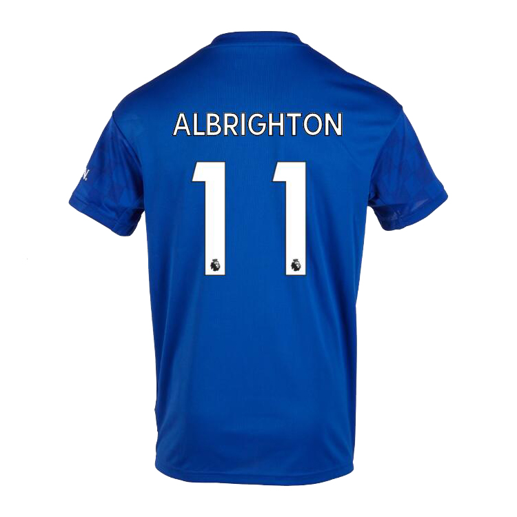 Muži Futbal Marc Albrighton 11 Domáci Kráľovská Modrá Dresy 2019/20 Košele Dres