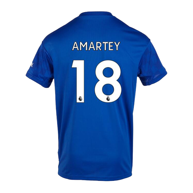 Muži Futbal Daniel Amartey 18 Domáci Kráľovská Modrá Dresy 2019/20 Košele Dres
