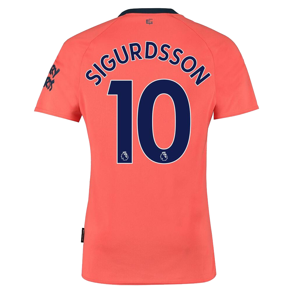 Muži Futbal Gylfi Sigurdsson 10 Vonkajší Oranžový Dresy 2019/20 Košele Dres