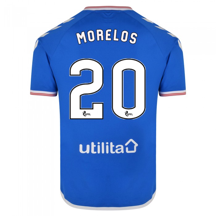 Muži Futbal Alfredo Morelos 20 Domáci Modrá Dresy 2019/20 Košele Dres