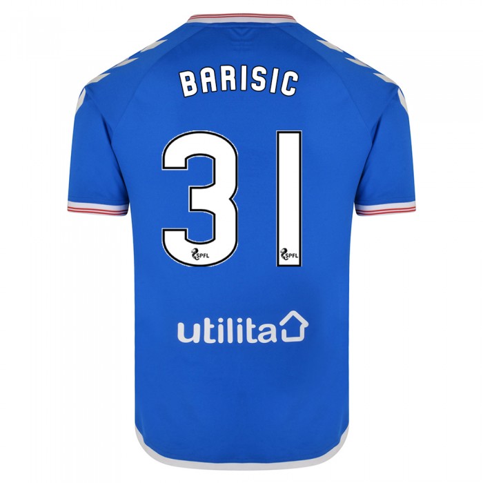 Muži Futbal Borna Barisic 31 Domáci Modrá Dresy 2019/20 Košele Dres