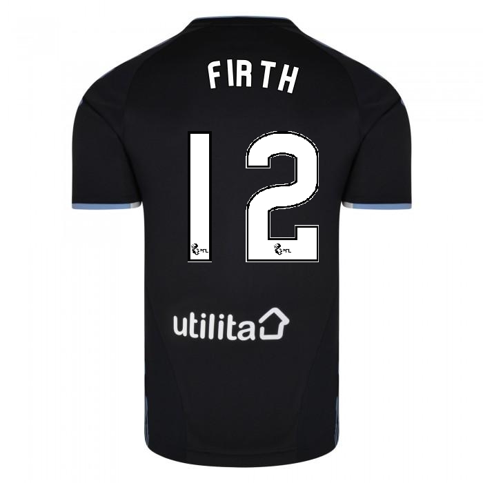 Muži Futbal Andy Firth 12 Vonkajší Čierna Dresy 2019/20 Košele Dres