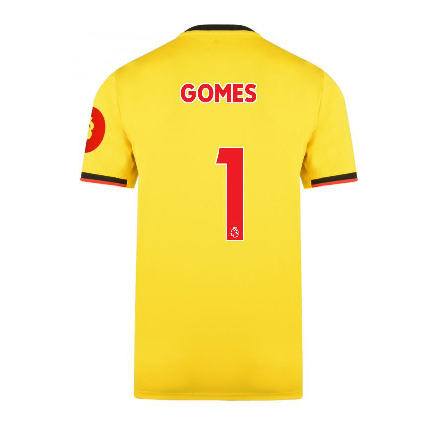 Muži Futbal Heurelho Gomes 1 Domáci Žltá Dresy 2019/20 Košele Dres