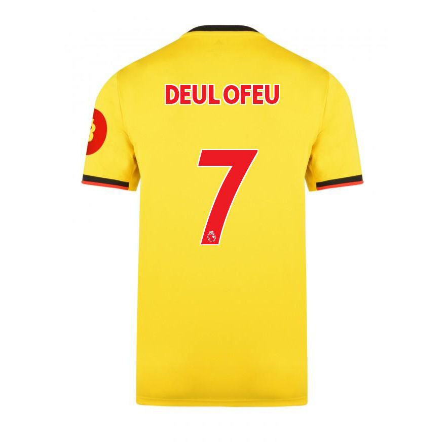 Muži Futbal Gerard Deulofeu 7 Domáci Žltá Dresy 2019/20 Košele Dres