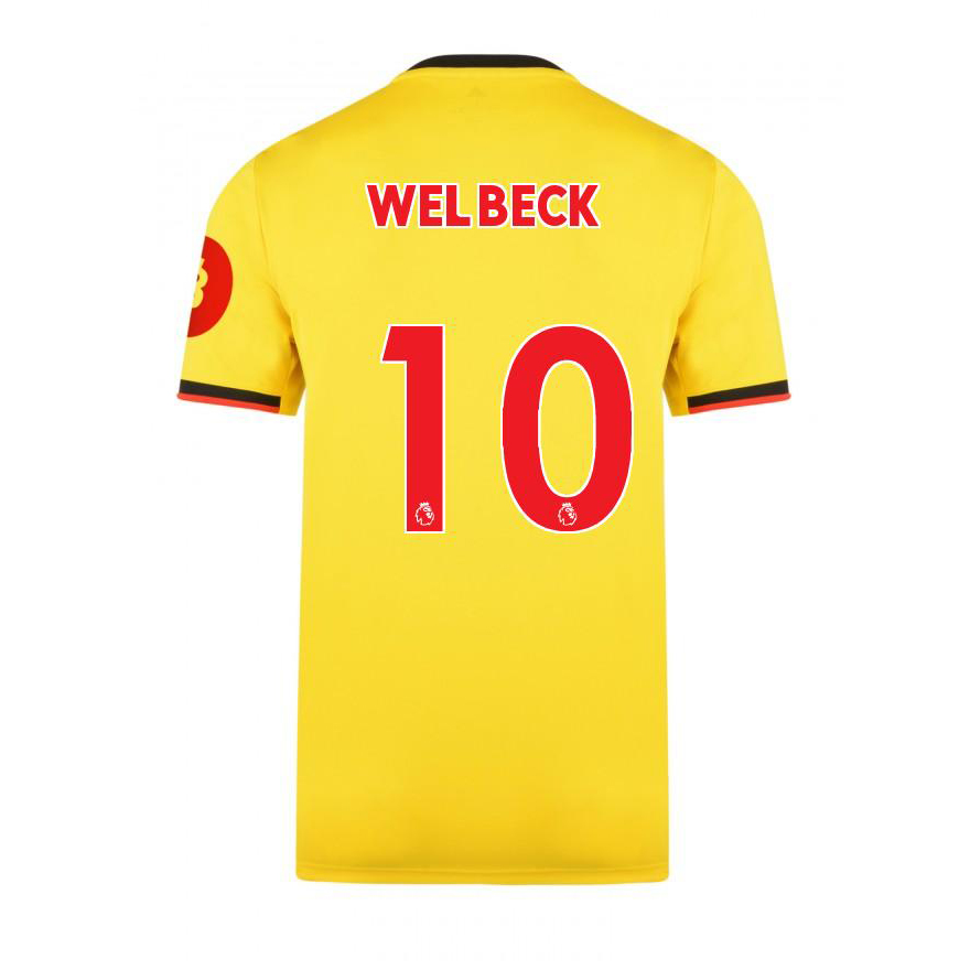 Muži Futbal Danny Welbeck 10 Domáci Žltá Dresy 2019/20 Košele Dres