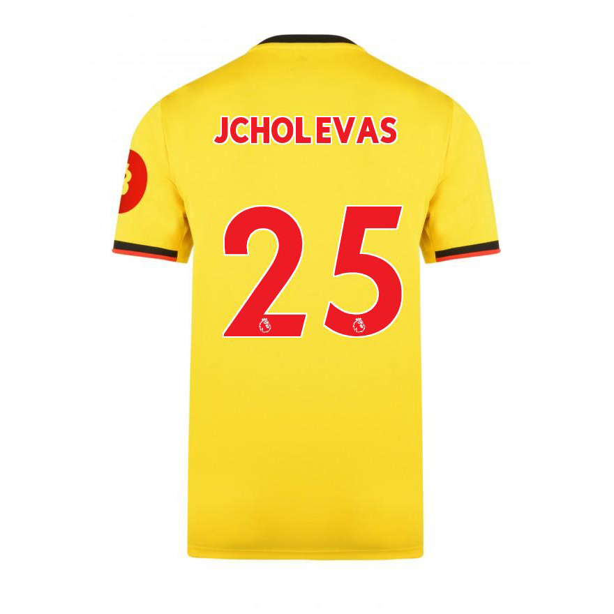 Muži Futbal Jose Holebas 25 Domáci Žltá Dresy 2019/20 Košele Dres