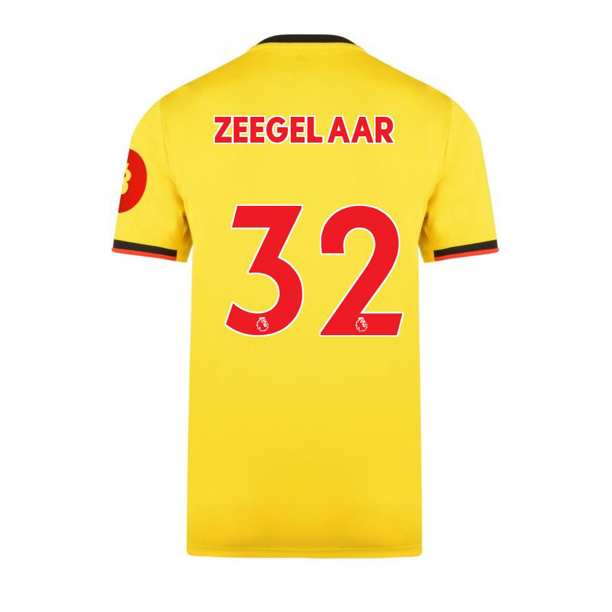 Muži Futbal Marvin Zeegelaar 32 Domáci Žltá Dresy 2019/20 Košele Dres