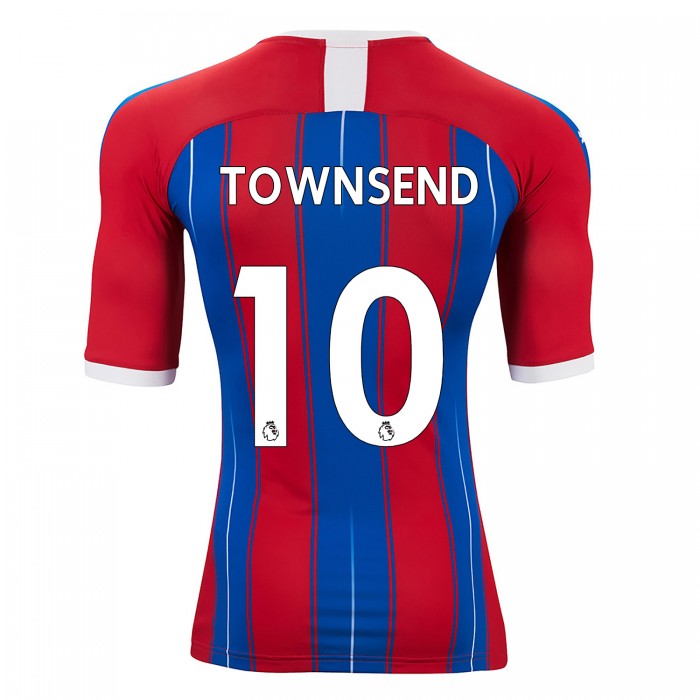 Muži Futbal Andros Townsend 10 Domáci Červená Modrá Dresy 2019/20 Košele Dres