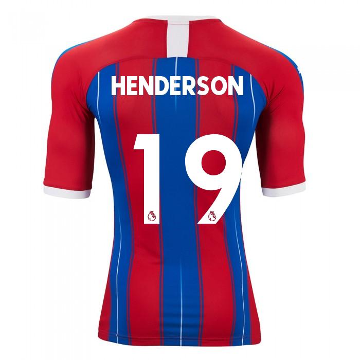 Muži Futbal Stephen Henderson 19 Domáci Červená Modrá Dresy 2019/20 Košele Dres