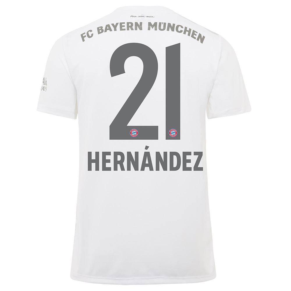 Muži Futbal Lucas Hernandez 21 Vonkajší Biely Dresy 2019/20 Košele Dres