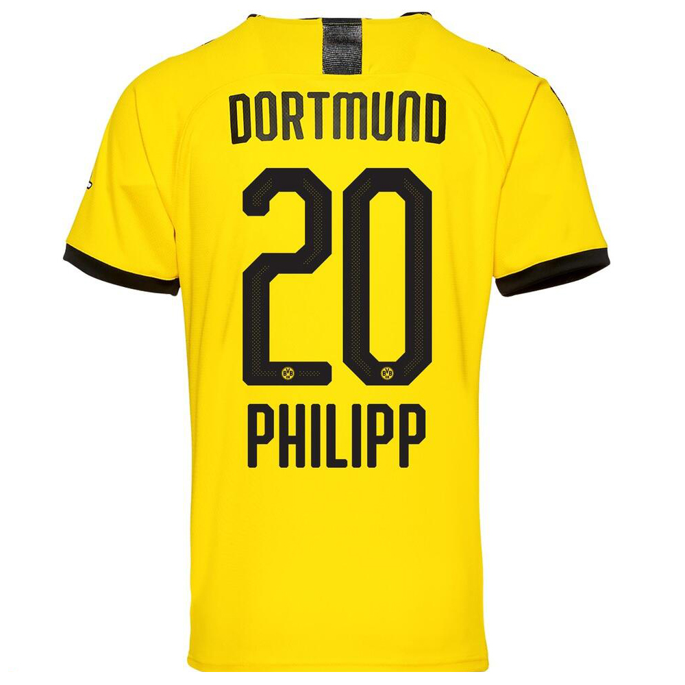 Muži Futbal Philipp 20 Domáci Žltá Dresy 2019/20 Košele Dres