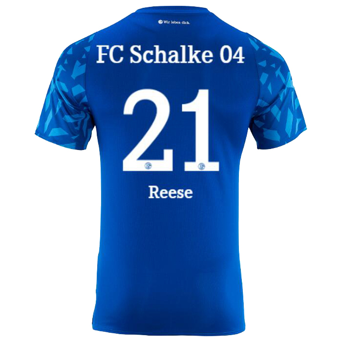 Muži Futbal Fabian Reese 21 Domáci Modrá Dresy 2019/20 Košele Dres