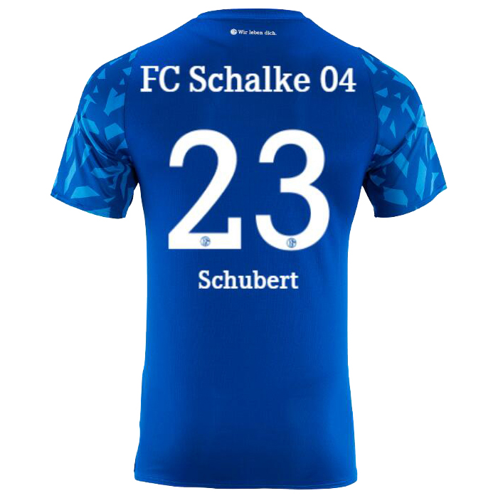 Muži Futbal Markus Schubert 23 Domáci Modrá Dresy 2019/20 Košele Dres