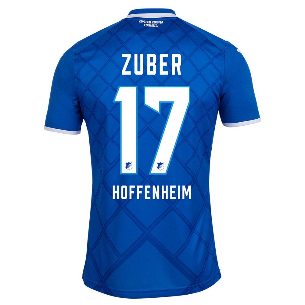 Muži Futbal Steven Zuber 17 Domáci Modrá Dresy 2019/20 Košele Dres