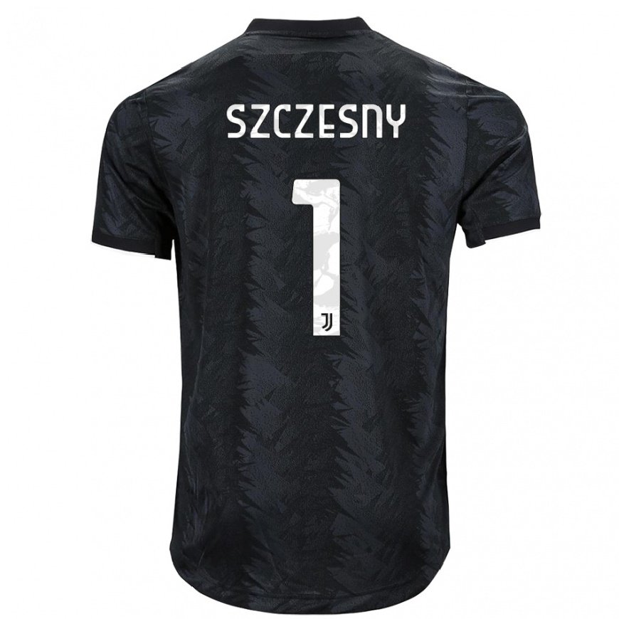Kandiny Ženy Wojciech Szczesny #1 Tmavočierna Dresy Idegenbeli Csapatmez 2022/23 Triĭká