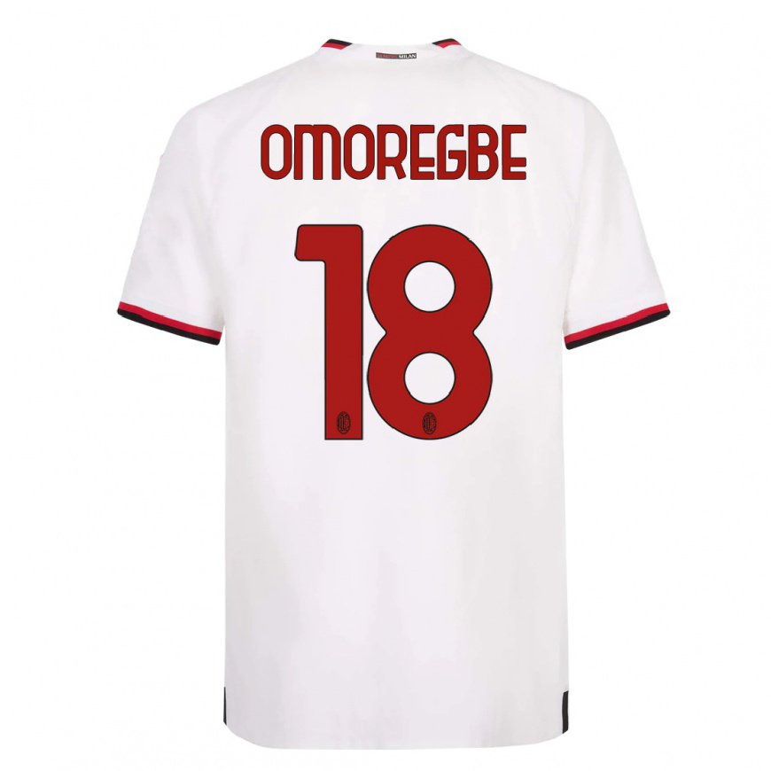 Kandiny Ženy Bob Murphy Omoregbe #18 Biela Červená Dresy Idegenbeli Csapatmez 2022/23 Triĭká