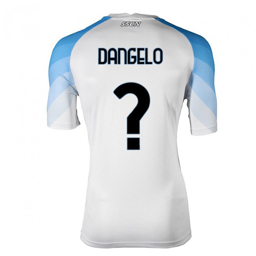 Kandiny Ženy Raffaele DAngelo #0 Biela Nebeská Modrá Dresy Idegenbeli Csapatmez 2022/23 Triĭká