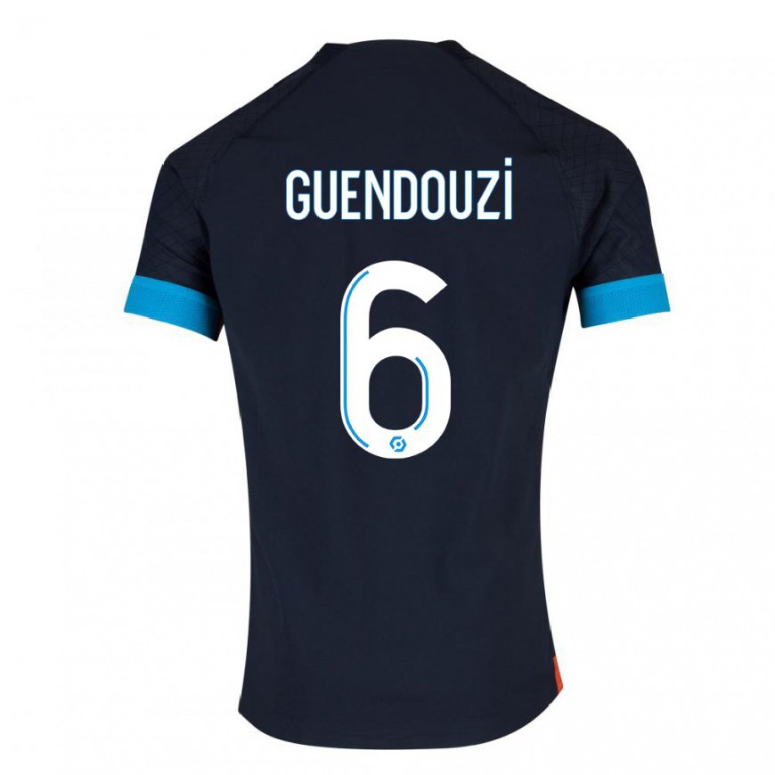 Kandiny Ženy Matteo Guendouzi #6 Čierna Olympijská Dresy Idegenbeli Csapatmez 2022/23 Triĭká