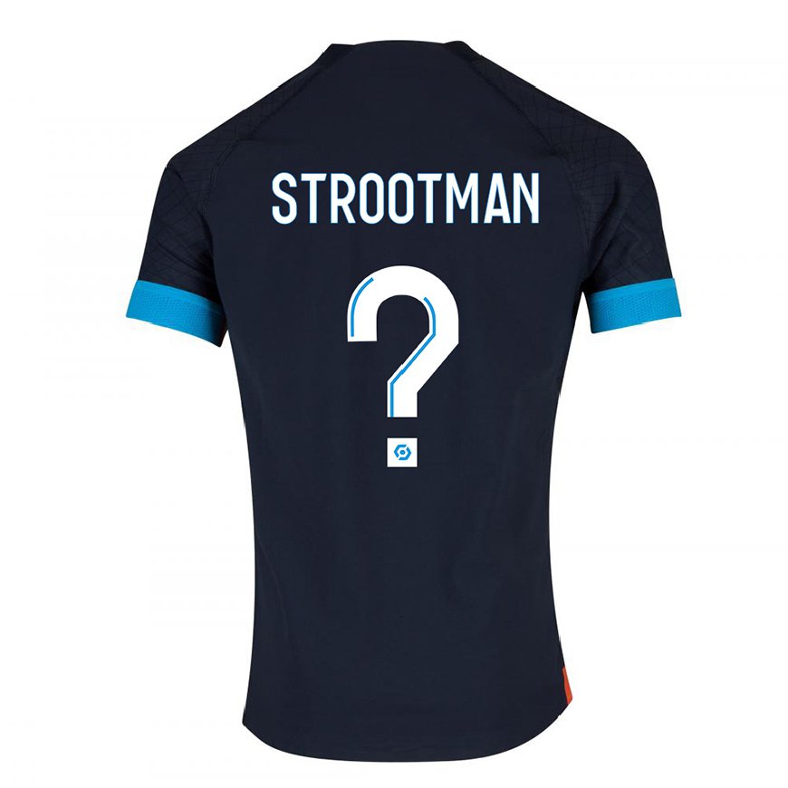 Kandiny Ženy Kevin Strootman #0 Čierna Olympijská Dresy Idegenbeli Csapatmez 2022/23 Triĭká