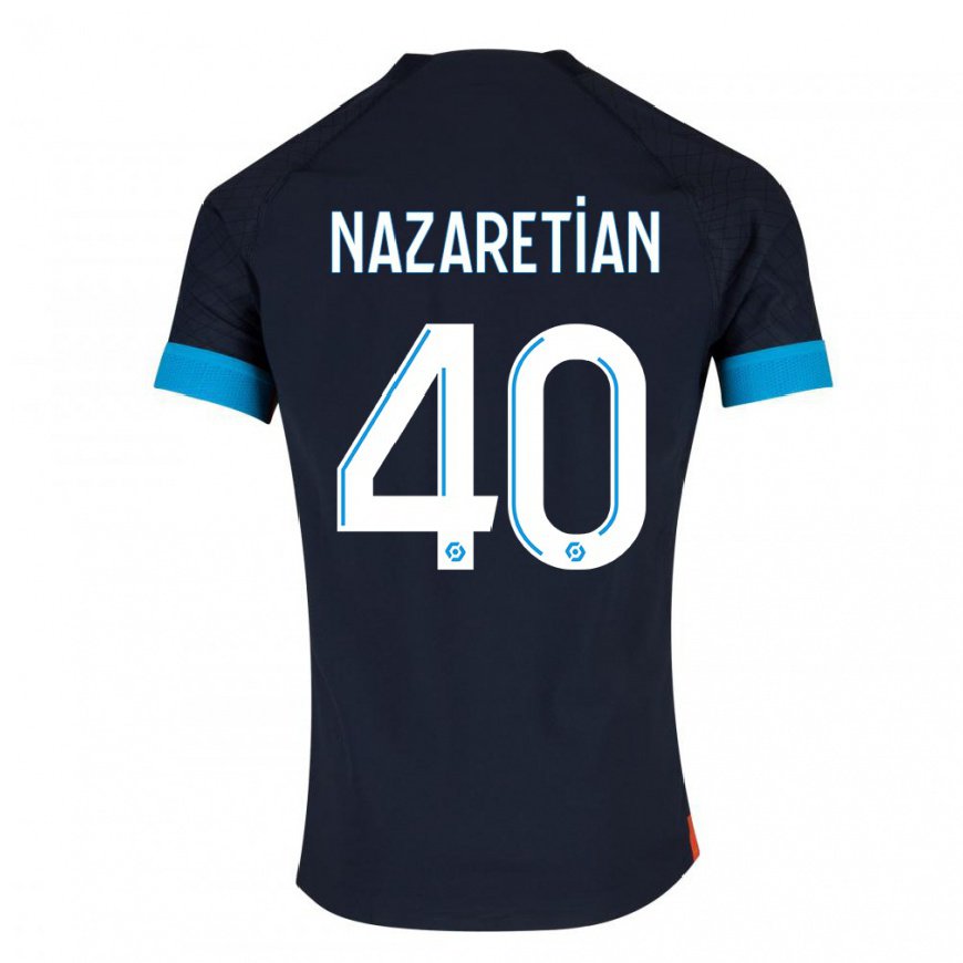 Kandiny Ženy Manuel Nazaretian #40 Čierna Olympijská Dresy Idegenbeli Csapatmez 2022/23 Triĭká