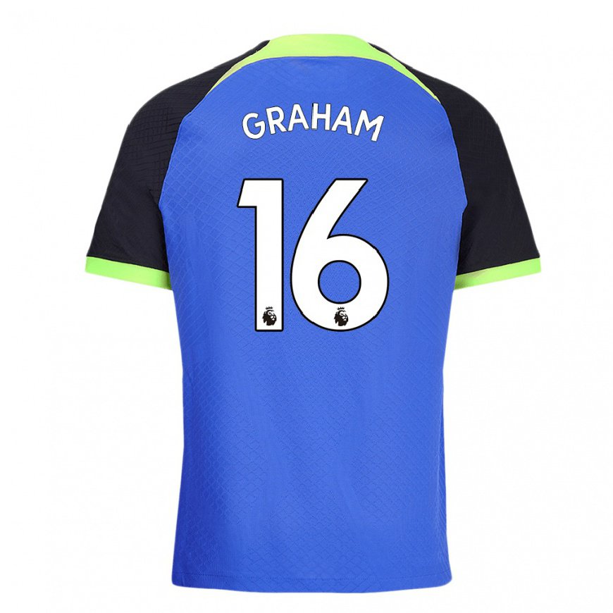Kandiny Ženy Kit Graham #16 Modro Zelená Dresy Idegenbeli Csapatmez 2022/23 Triĭká