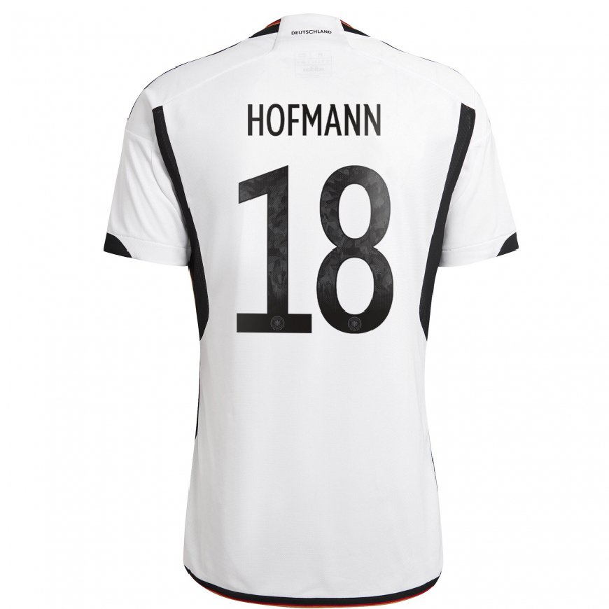 Kandiny Muži Nemecké Jonas Hofmann #18 Biely čierny Dresy Hazai Csapatmez 22-24 Triĭká