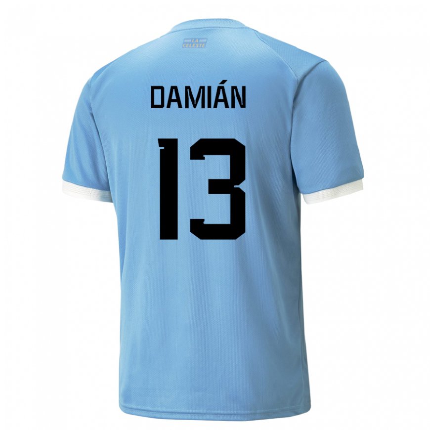 Kandiny Muži Uruguajské Damian Suarez #13 Modrá Dresy Hazai Csapatmez 22-24 Triĭká