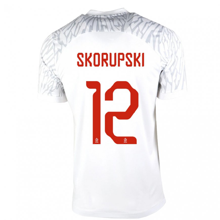 Kandiny Ženy Poľské Lukasz Skorupski #12 Biely Dresy Hazai Csapatmez 22-24 Triĭká