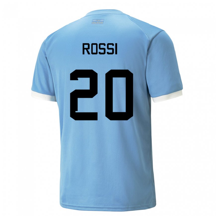 Kandiny Ženy Uruguajské Diego Rossi #20 Modrá Dresy Hazai Csapatmez 22-24 Triĭká