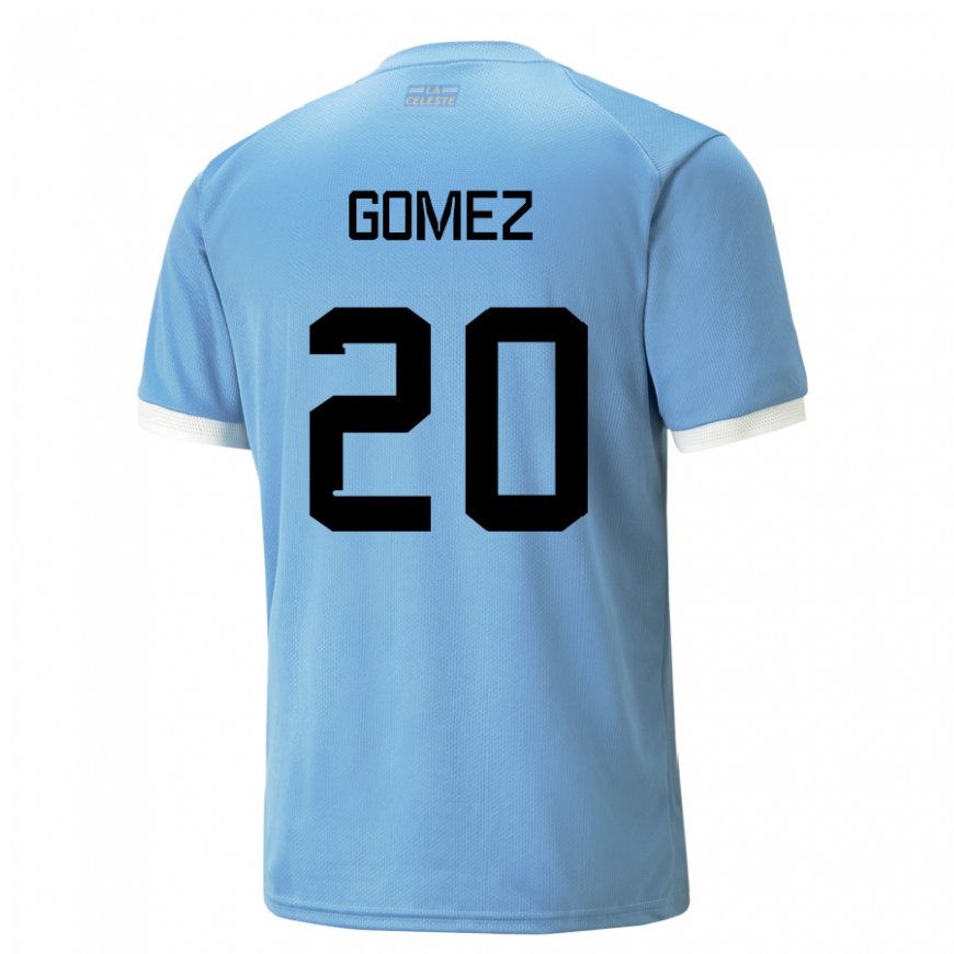 Kandiny Deti Uruguajské Luciana Gomez #20 Modrá Dresy Hazai Csapatmez 22-24 Triĭká