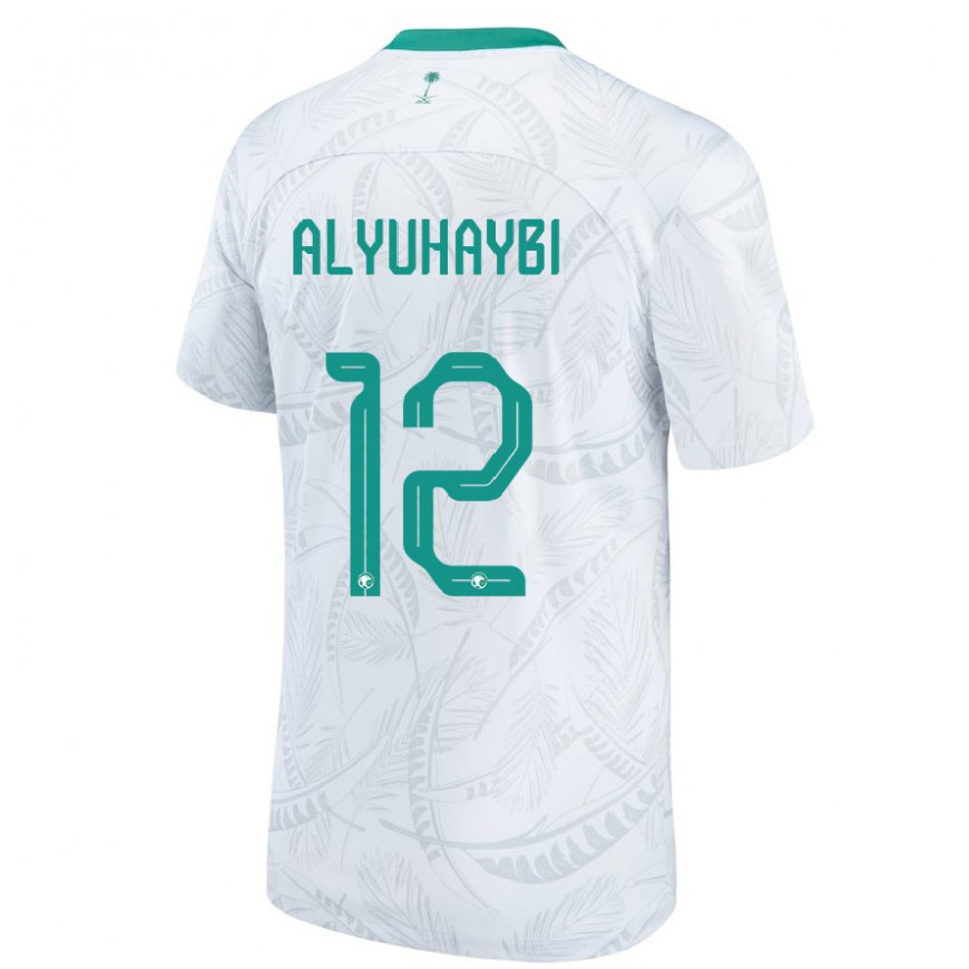 Kandiny Muži Saudskoarabské Ammar Alyuhaybi #12 Biely Dresy Hazai Csapatmez 22-24 Triĭká