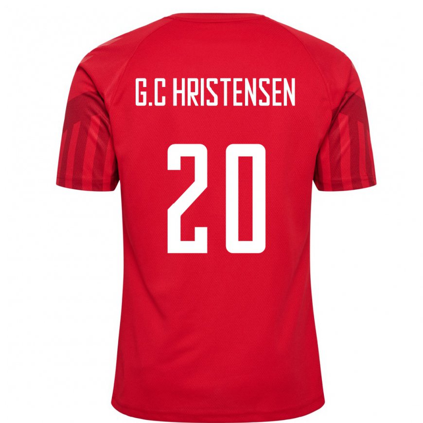 Kandiny Muži Dánske Gustav Christensen #20 Červená Dresy Hazai Csapatmez 22-24 Triĭká