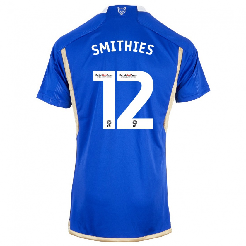 Kandiny Muži Alex Smithies #12 Kráľovská Modrá Dresy Hazai Csapatmez 2023/24 Triĭká
