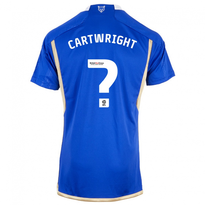 Kandiny Muži Henry Cartwright #0 Kráľovská Modrá Dresy Hazai Csapatmez 2023/24 Triĭká
